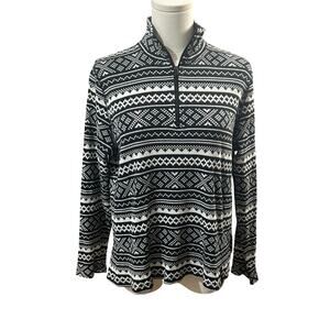 Ralph Lauren LRL active 1/4 zip sweater top small walking outdoors